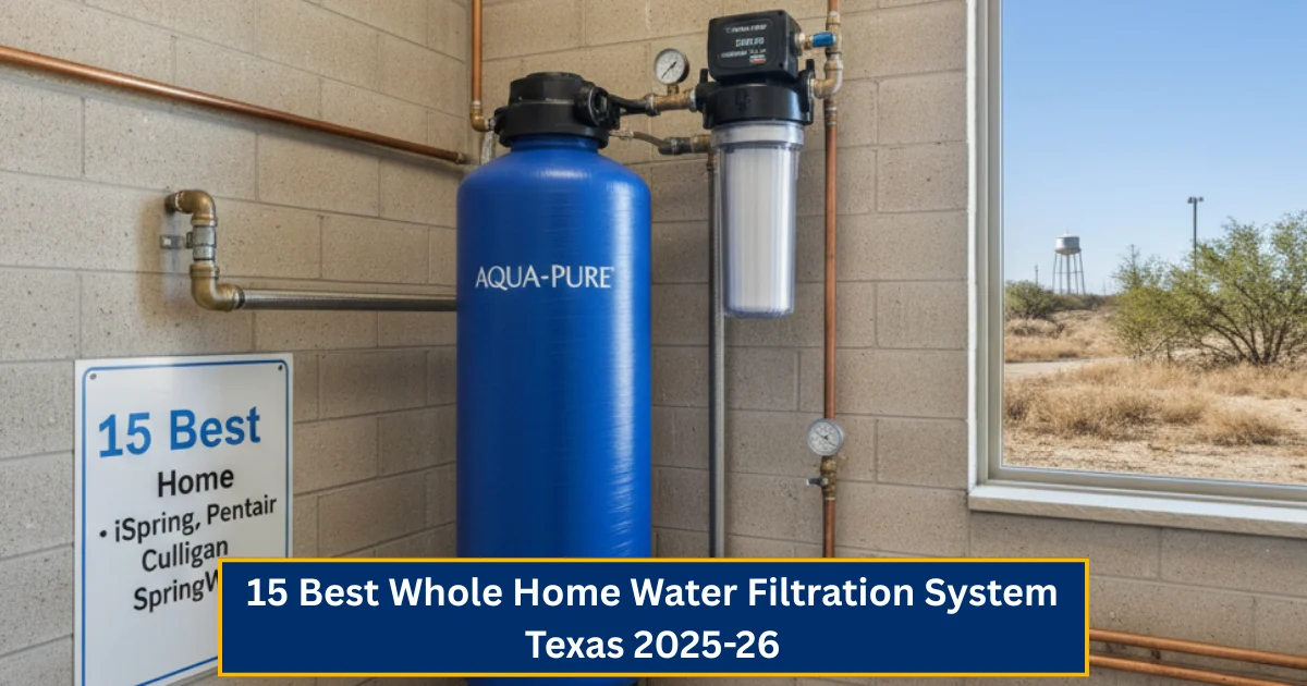 best whole home water filtration system texas